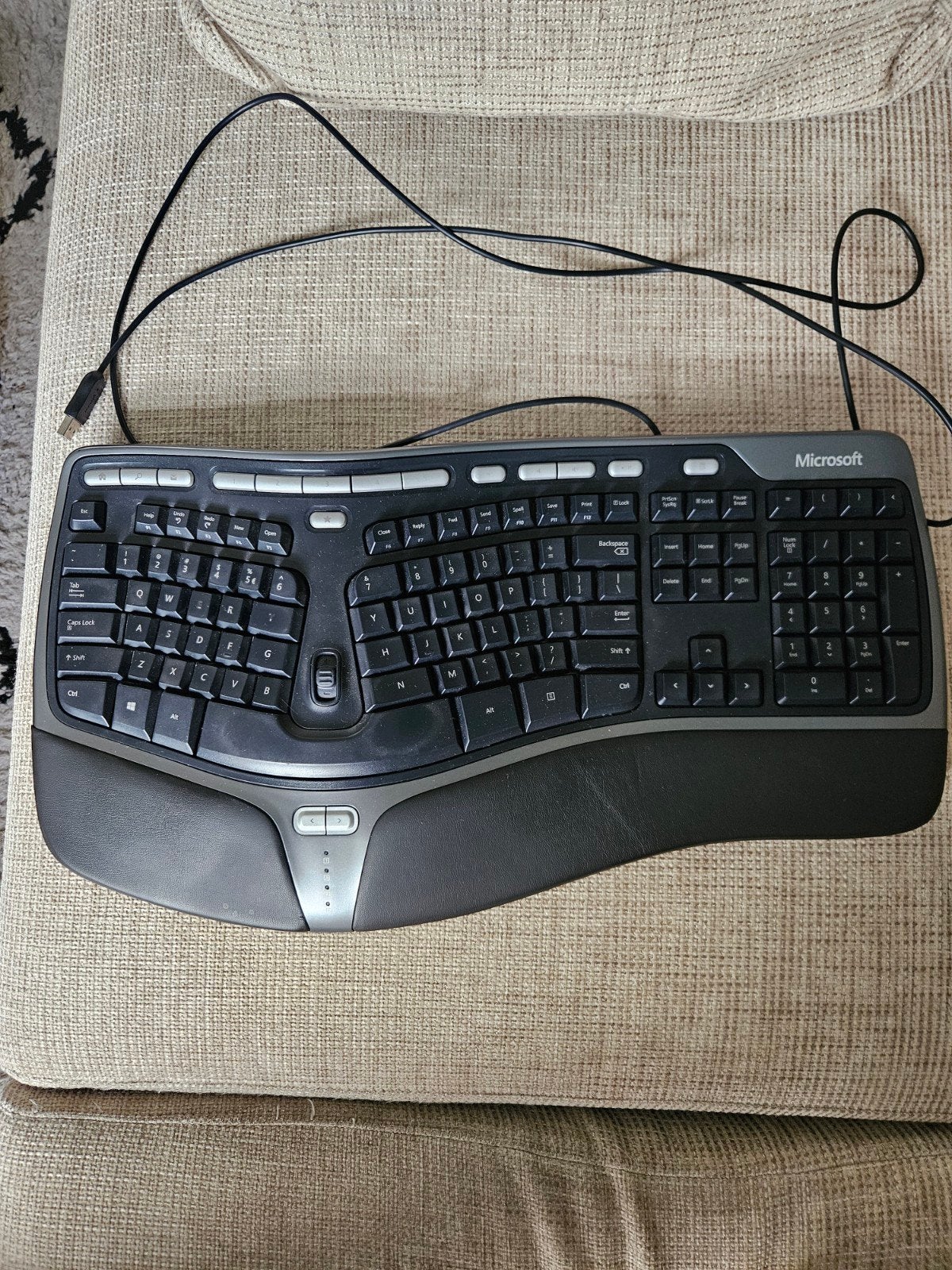 Microsoft Natural Ergonomisch toetsenbord 4000 v1.0, Ophalen, Gebruikt, Ergonomisch, Microsoft