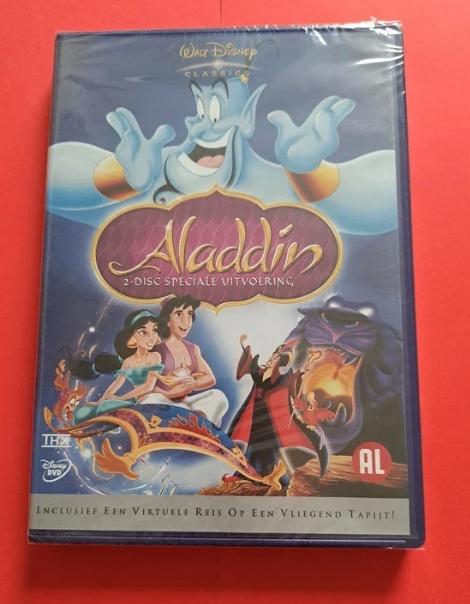 Aladdin DVD, Alle leeftijden, Ophalen of Verzenden, Zo goed als nieuw, Tekenfilm