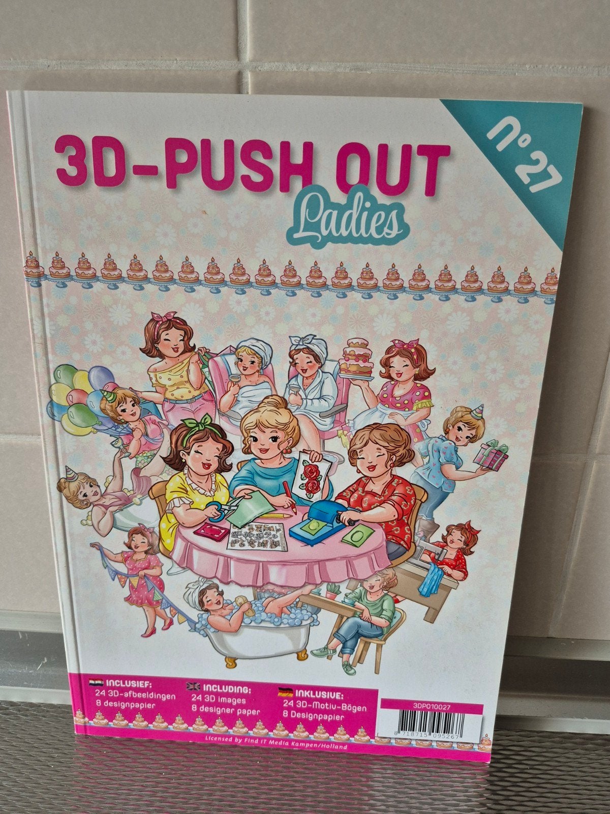 3D PUSH OUT BOEK NIEUW, Hobby en Vrije tijd, Ophalen, Nieuw, Overige thema's, Overige typen