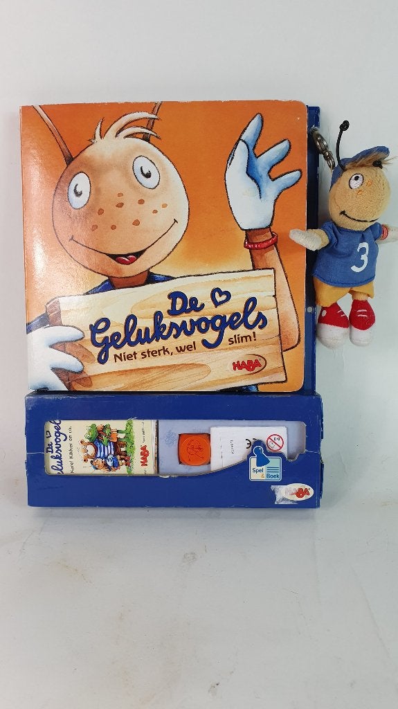 De Geluksvogels, Niet sterk, Wel slim! Haba. Compleet. 8C5, Tweedehands verkoop, Tweedehands verkoop, Gebruikt, Ophalen of Verzenden
