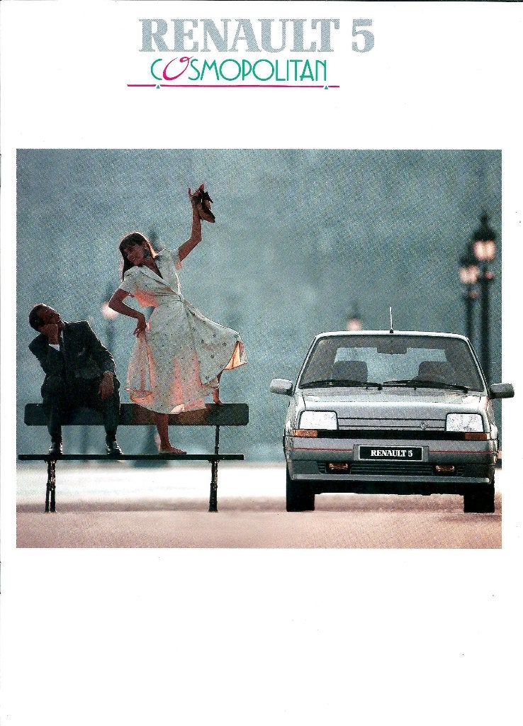 Brochure Renault 5 1990, Ophalen of Verzenden, Gelezen, Renault