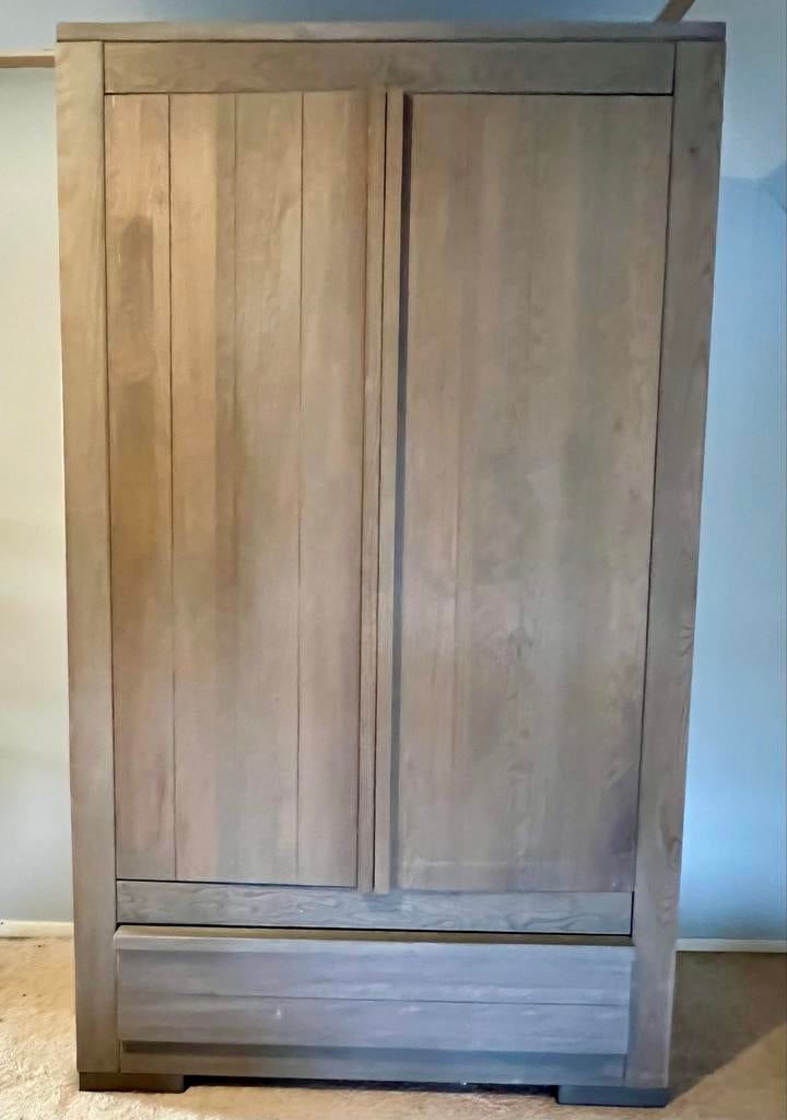 Kidsmill Kast Grijs Eiken - 112x190x50 cm, Ophalen, Gebruikt, Kast, 50 tot 70 cm