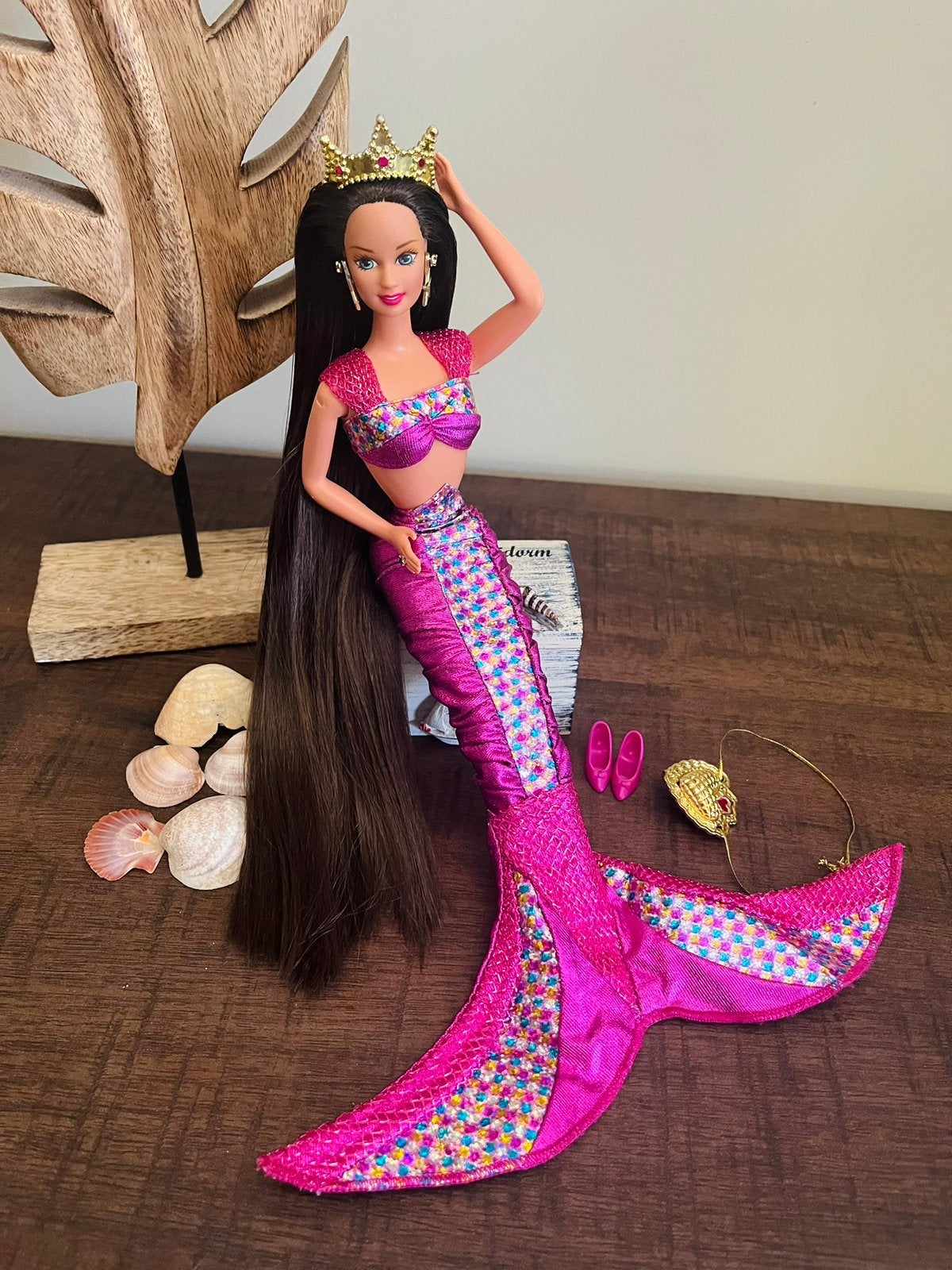 Vintage Barbie mermaid jewel hair Teresa, Ophalen of Verzenden, Gebruikt, Barbie