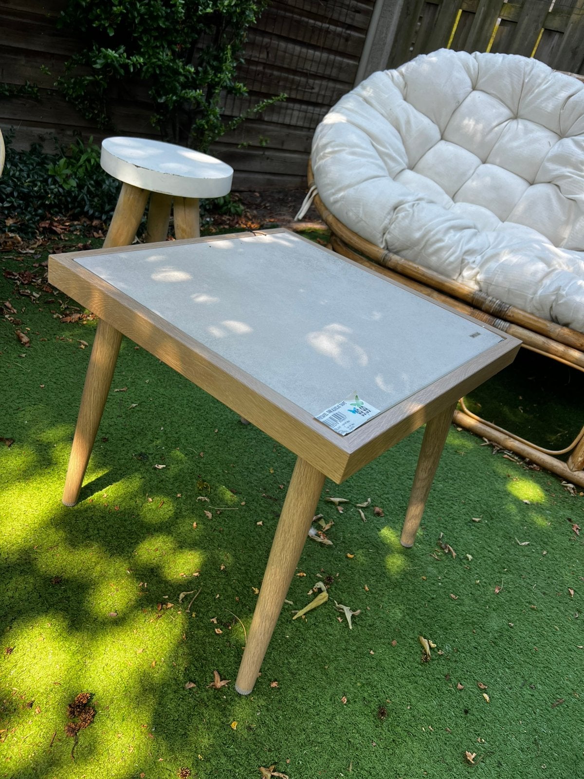 Nieuw; tuintafel, Ophalen, Nieuw, 2 zitplaatsen