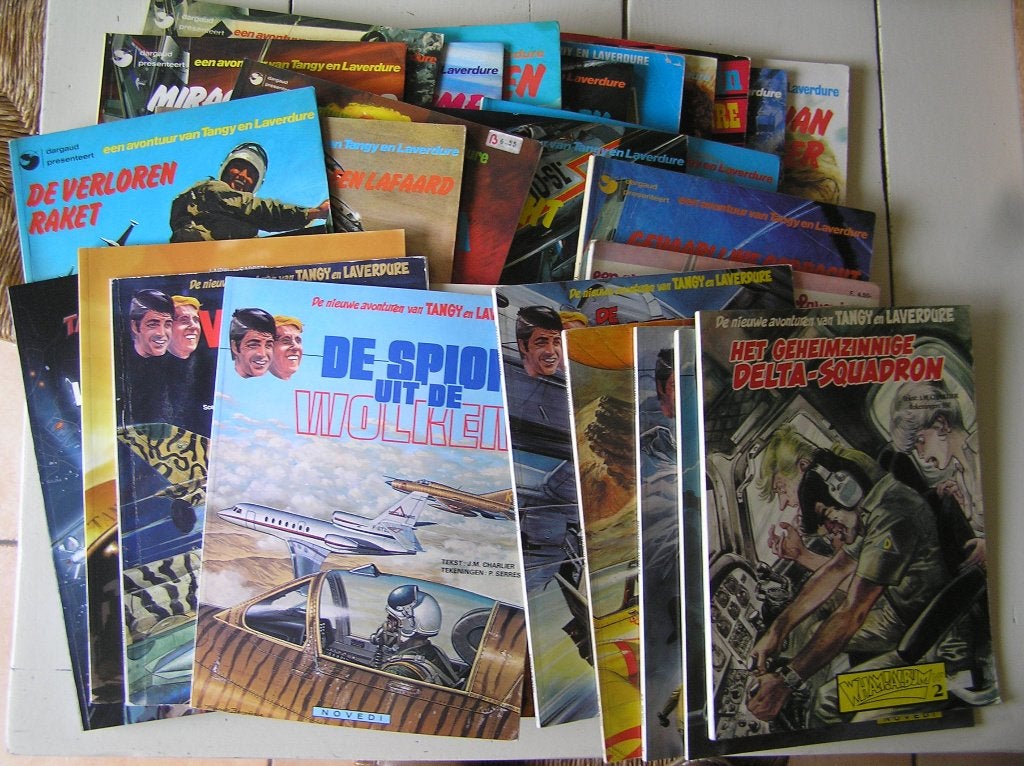 Tanguy en Laverdure. (Tangy en Laverdure). Diverse delen., Meerdere stripboeken, Ophalen of Verzenden, Zo goed als nieuw