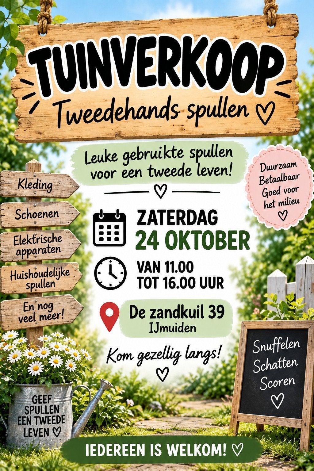tweedehands verkoop