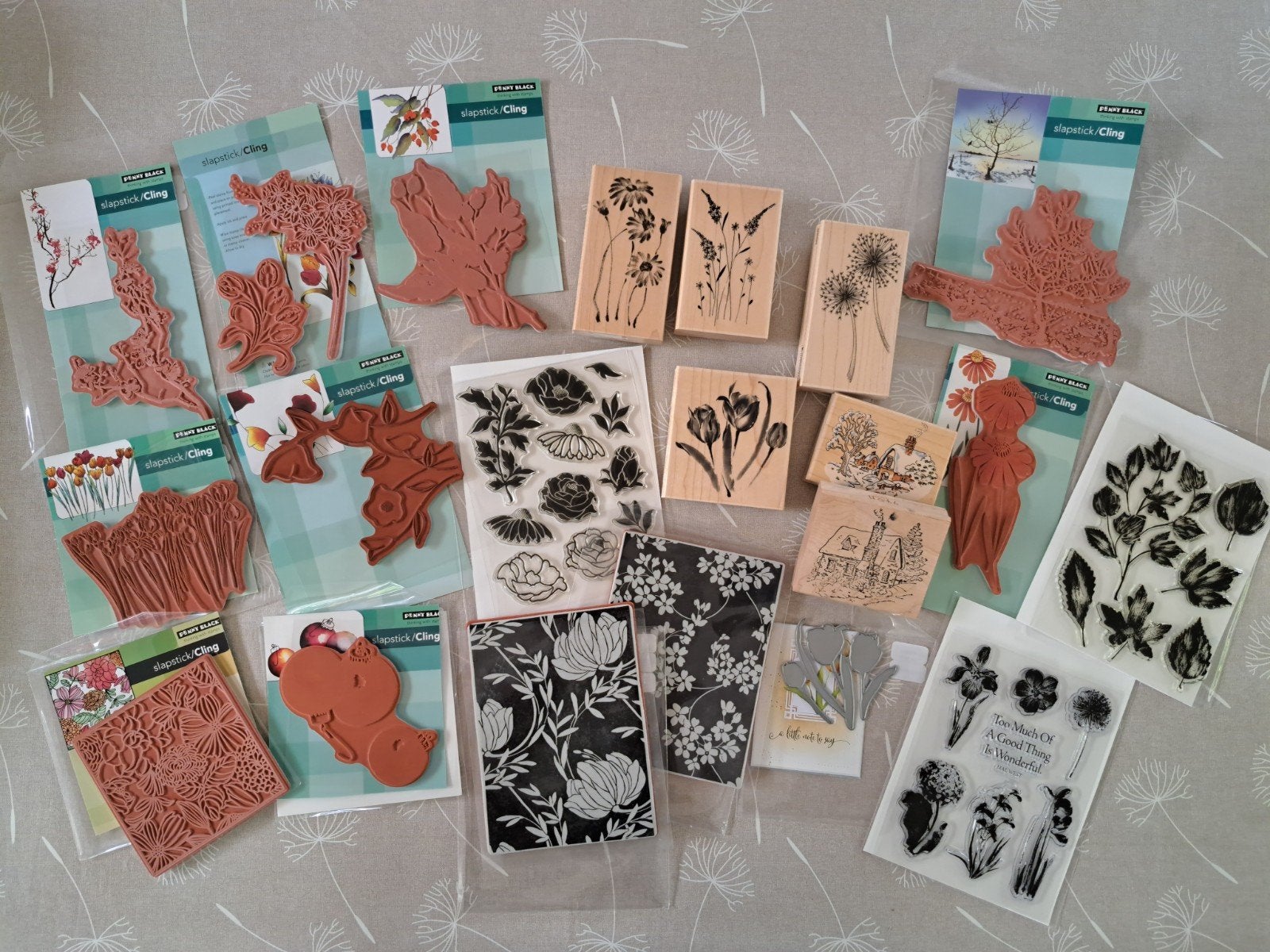 PENNY BLACK STEMPELS SNIJMAL KAARTEN MAKEN CLING CLEARSTAMP, Hobby en Vrije tijd, Stempelen, Ophalen of Verzenden, Nieuw, EZ-mounted stempel