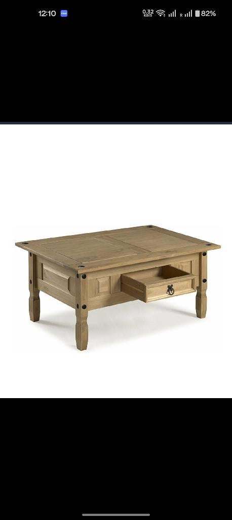 Mexican Pine Wood Coffee Table, Ophalen, 50 tot 100 cm, 50 tot 100 cm, Minder dan 50 cm