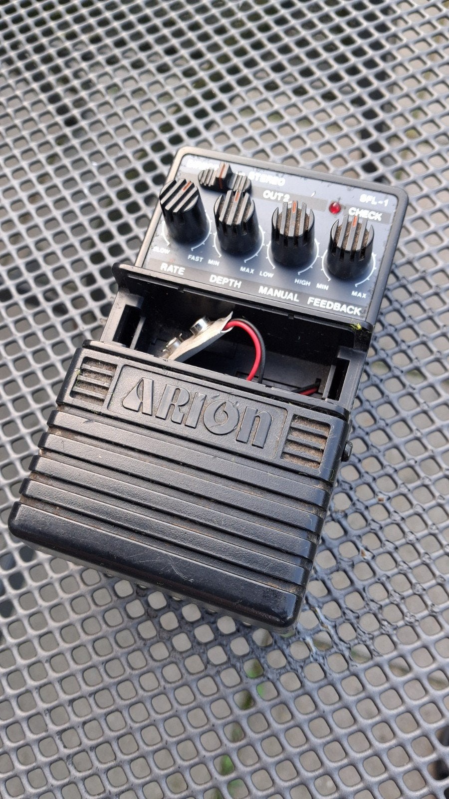 Arion Stereo Flanger SFL-1 Gitaar Effectpedaal (Japan), Muziek en Instrumenten, Ophalen of Verzenden, Gebruikt, Overige typen