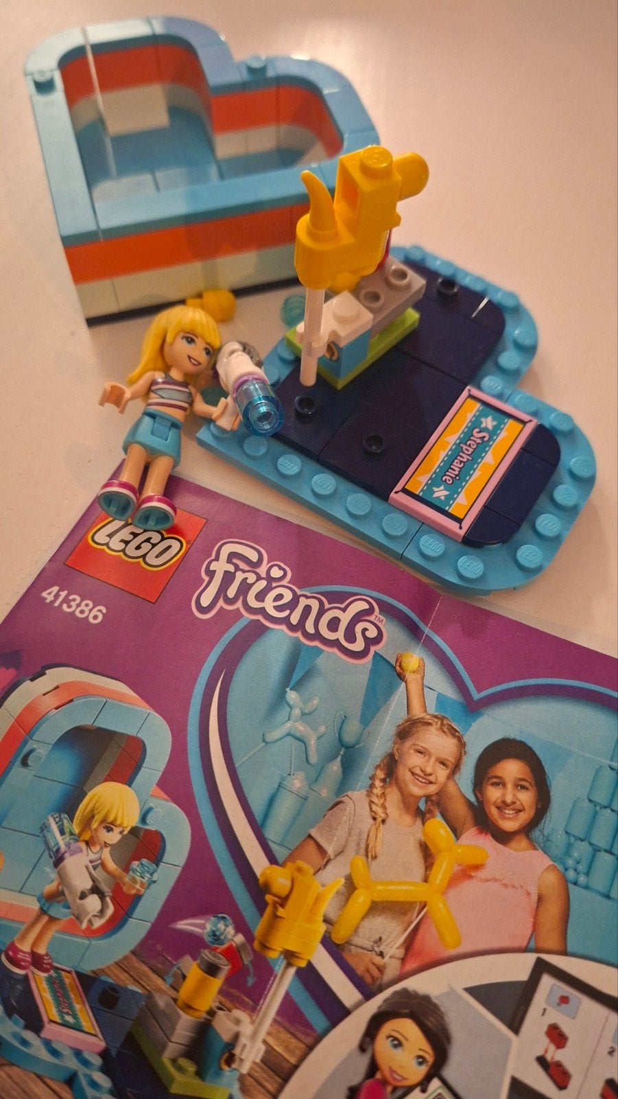 Lego Friends 41386 Stephanie's Zomerhartdoosje, Lego, Friends, Ophalen of Verzenden, Zo goed als nieuw