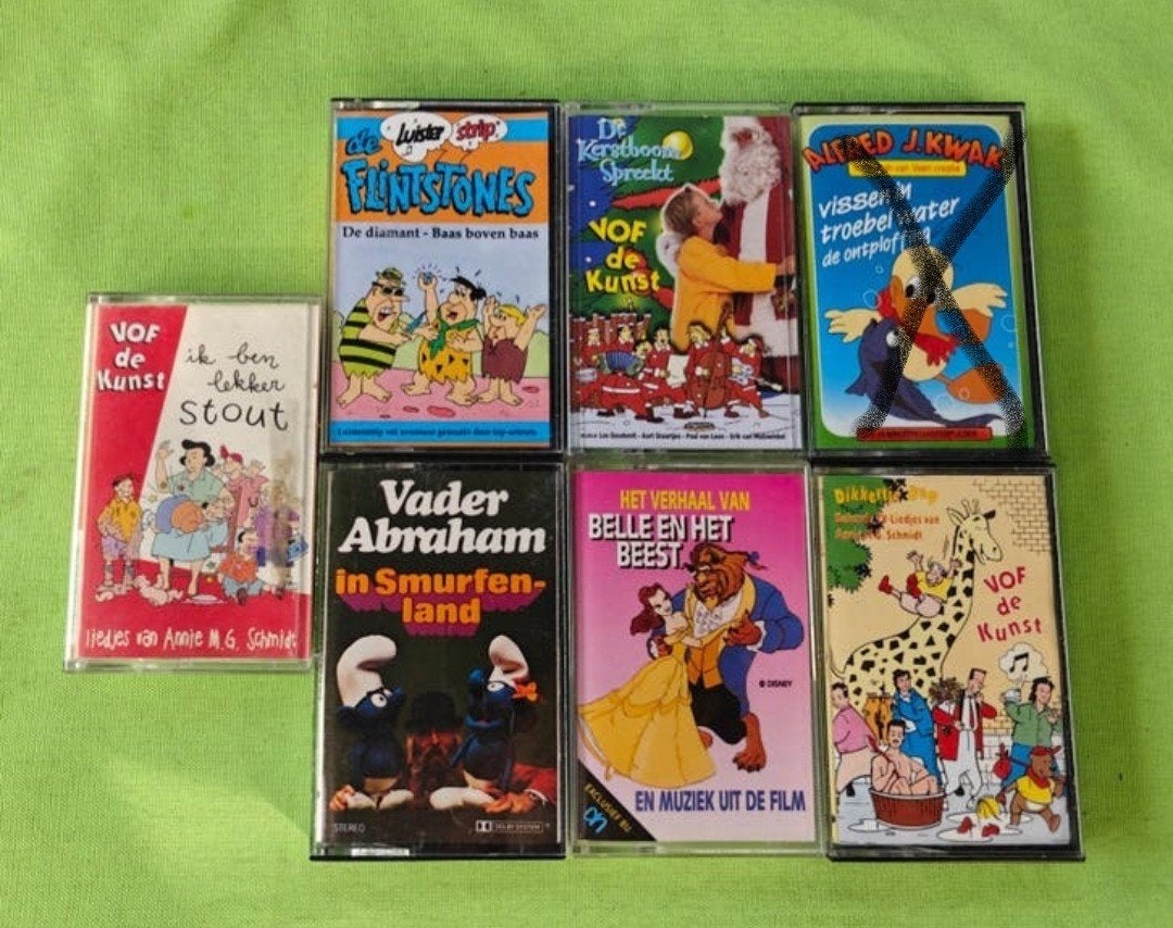 Leuke verzameling kinder- en luistercassettes, Cd's en Dvd's, Cassettebandjes, Gebruikt, Kinderen en Jeugd, 1 bandje, Ophalen of Verzenden