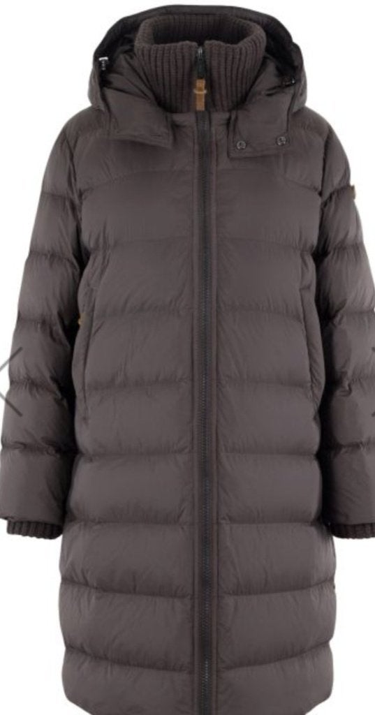 Moscow winterjas maat S bruin/taupe, z.g.a.n., Kleding | Dames, Bruin, Verzenden, Maat 36 (S), Moscow