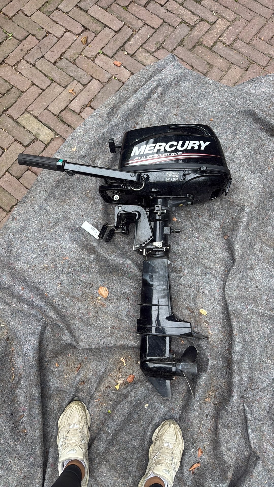 Mercury buitenboordmotor 6pk 4 tackt, Ophalen, Gebruikt, 6 pk, Brandstoftank