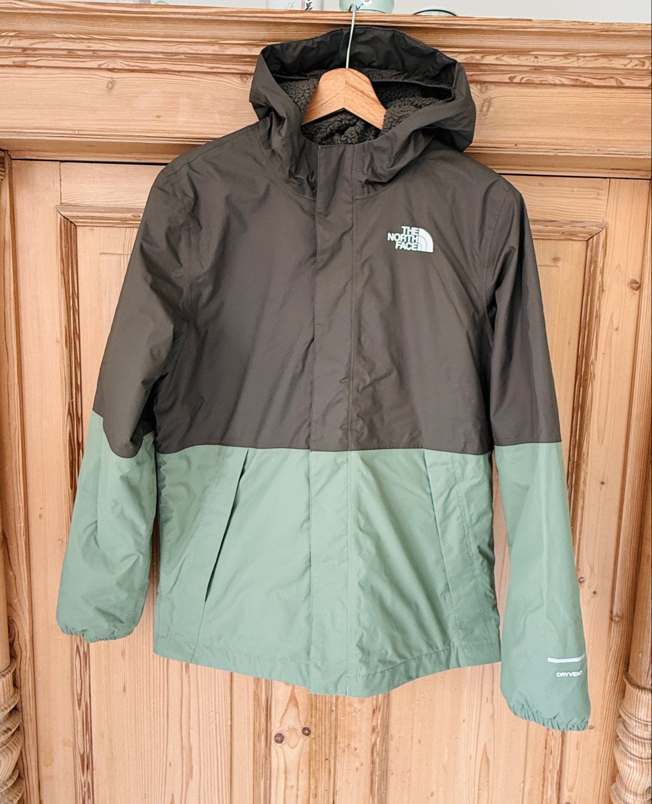 Gevoerde stoere North Face jas, XL (164-176), als nieuw!, Kinderen en Baby's, Ophalen of Verzenden, Zo goed als nieuw, Jongen