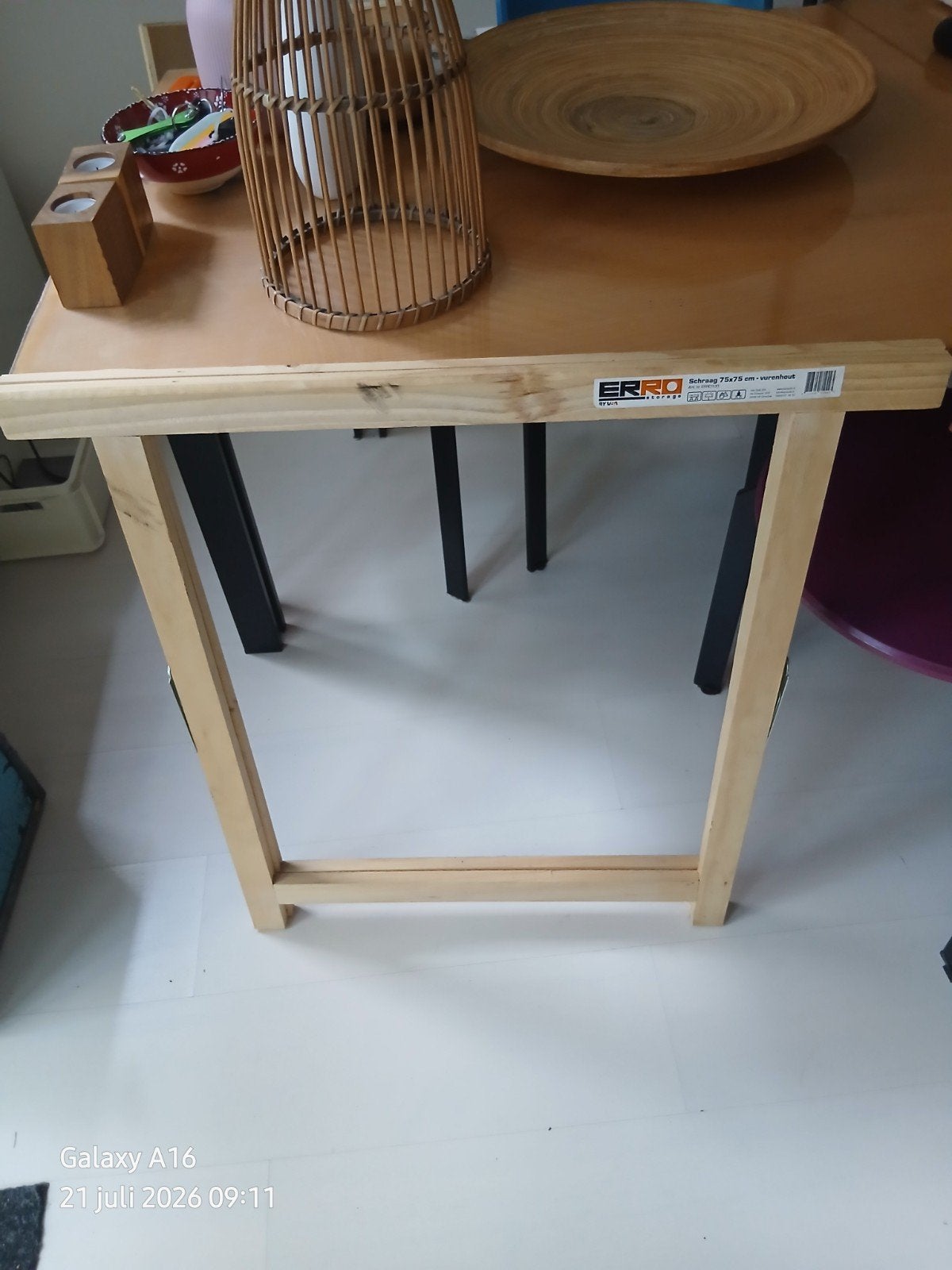 1 x schraag 75x75, Ophalen of Verzenden, Nieuw