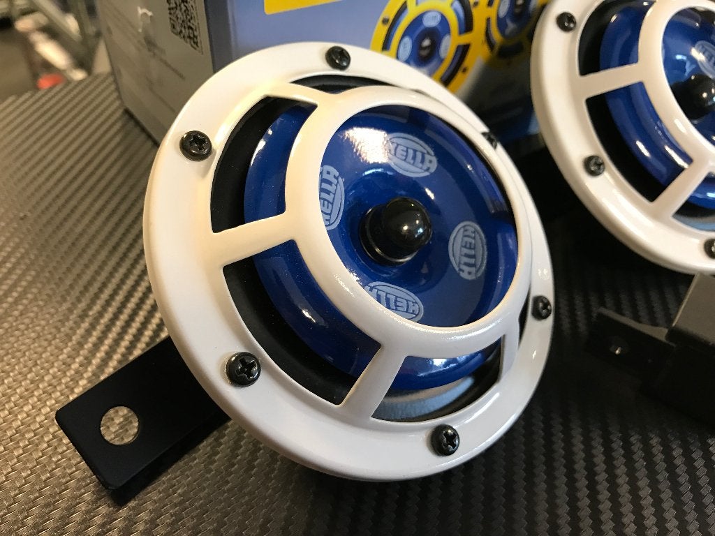 Hella Sharptone Claxon set (custom White wit), Auto diversen, Ophalen of Verzenden