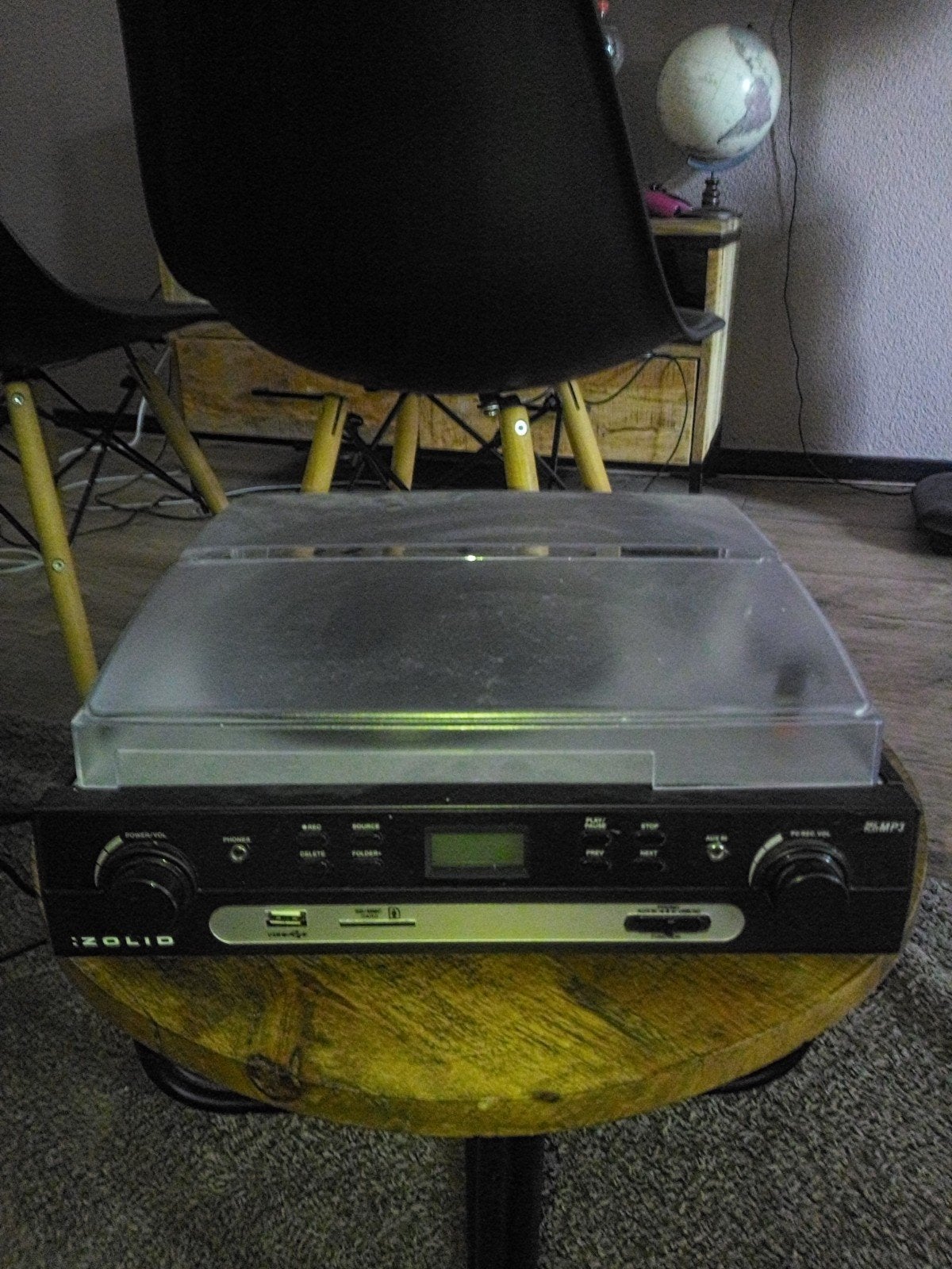 Zolid USB Platenspeler - Speel je vinyl af en digitaliseer!, Audio, Tv en Foto, Platenspelers, Gebruikt, USB-aansluiting, Platenspeler
