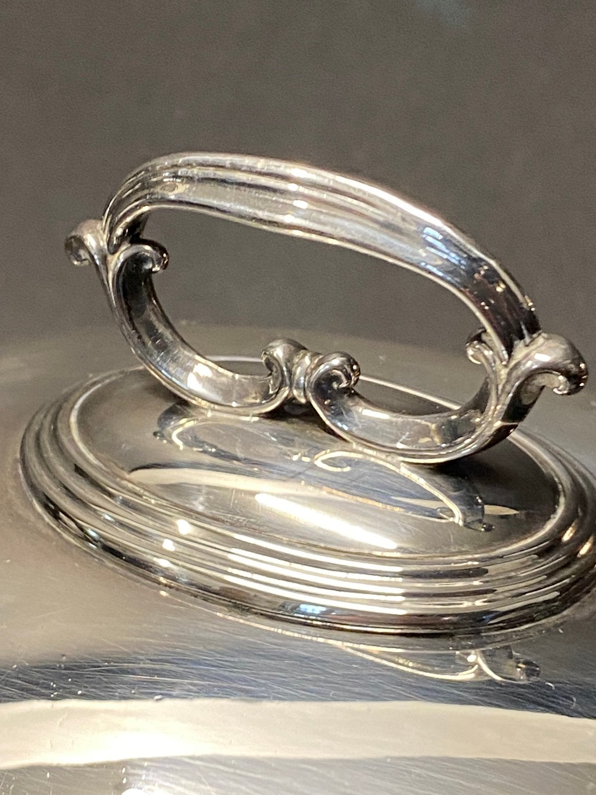 Antieke Cloche -Walker & Hall sheffield, Ophalen of Verzenden, Zilver