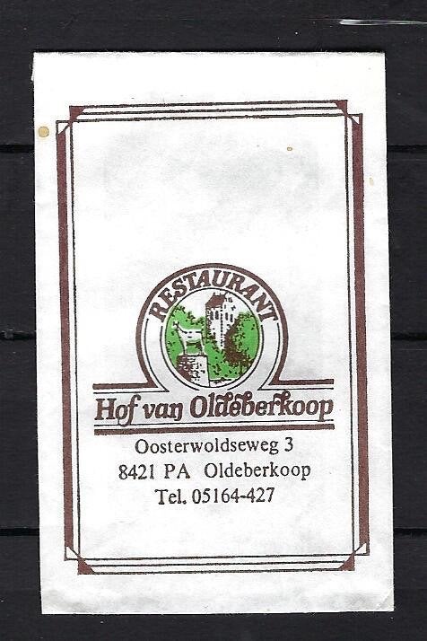 212 Oldeberkoop rest HOF VAN OLDEBERKOOP, Ophalen of Verzenden, Nederland
