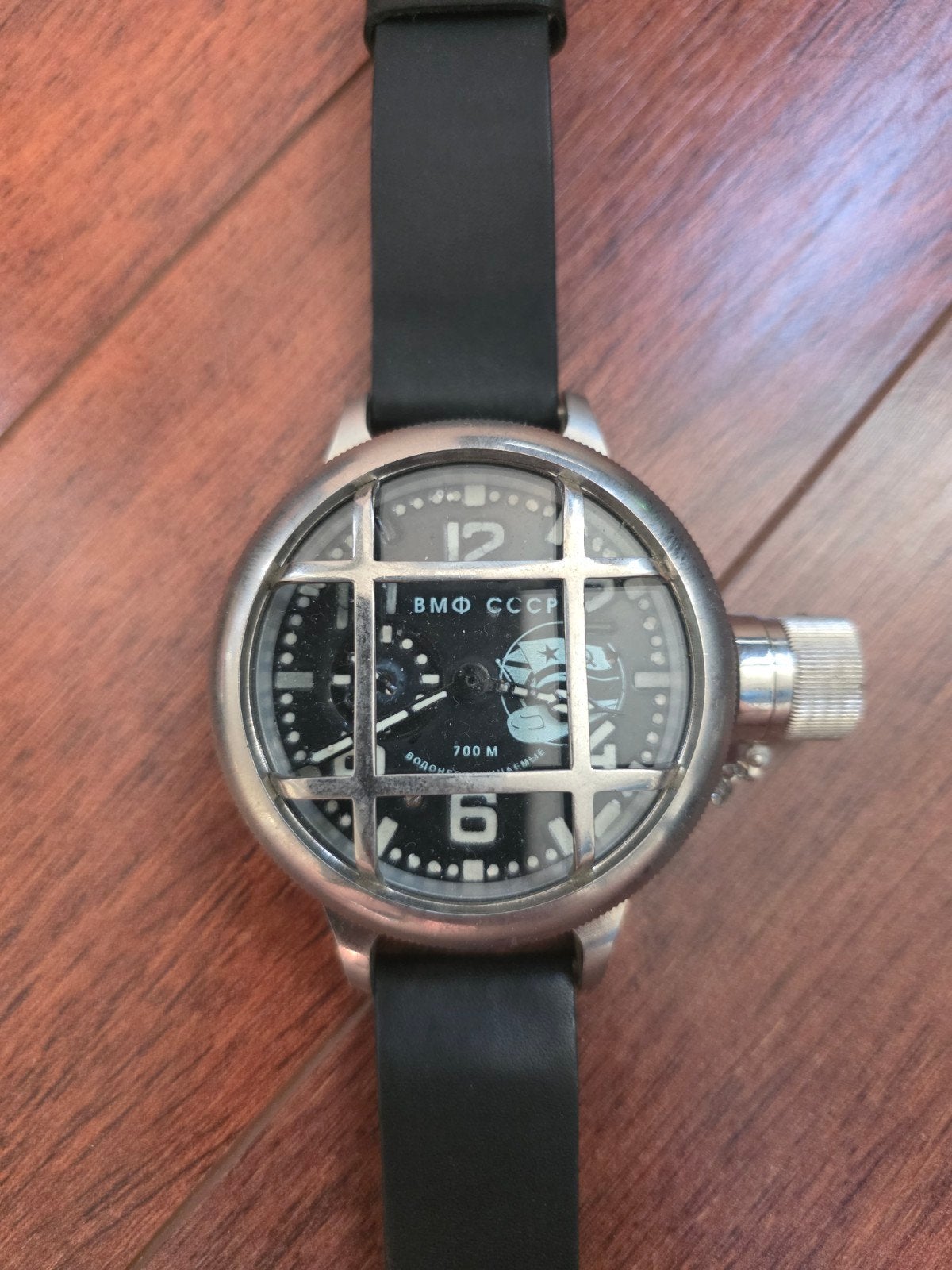 Zeldzaam Sovjet duikhorloge VMF CCCP 700M, Sieraden, Tassen en Uiterlijk, Horloges | Heren, Ophalen of Verzenden, Gebruikt, Polshorloge