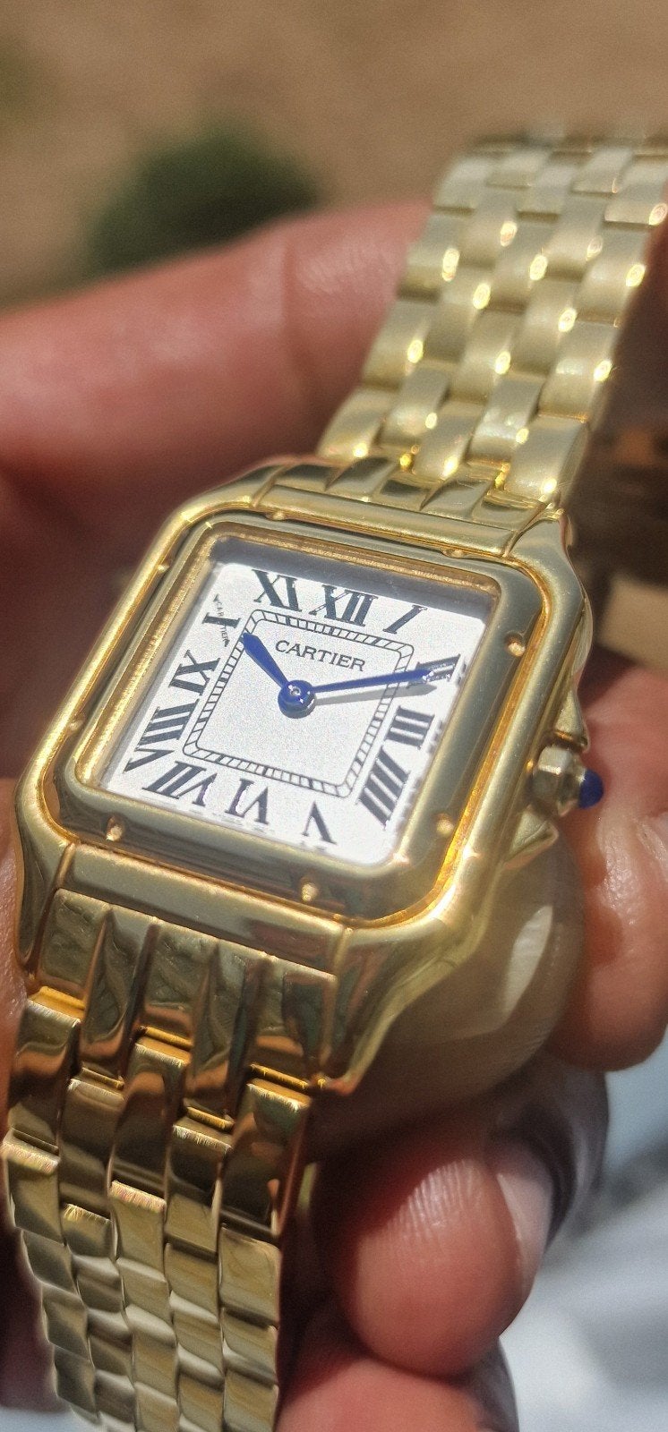 Cartier Panthère horloge, goudkleurig,, Ophalen of Verzenden, Nieuw, Staal, Overige merken