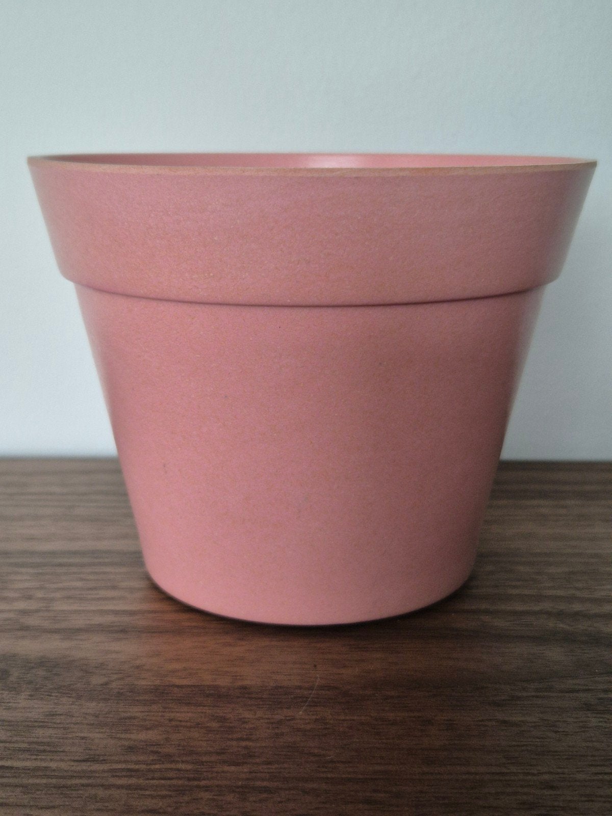Gratis roze bamboe bloempot, Tuin en Terras, Ophalen, Gebruikt, Rond