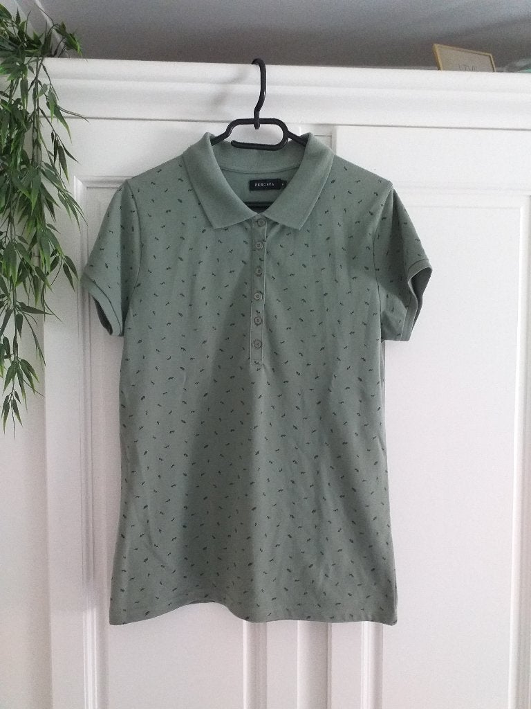 Koopje: **Nieuwe Pescara herenpolo met print, maat M**., Kleding | Heren, Pescara, Maat 48/50 (M), Nieuw, Ophalen of Verzenden