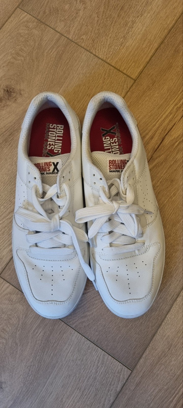 Mark Nason x The Rolling Stones Sneakers Maat 46, Ophalen of Verzenden, Zo goed als nieuw, Wit