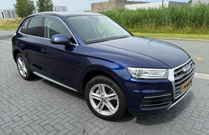 Audi Q5 2.0 Tfsi Quattro Sport/S Tronic/Dealer onderhouden, Auto's, Audi, 4 cilinders, Blauw, Particulier, SUV of Terreinwagen