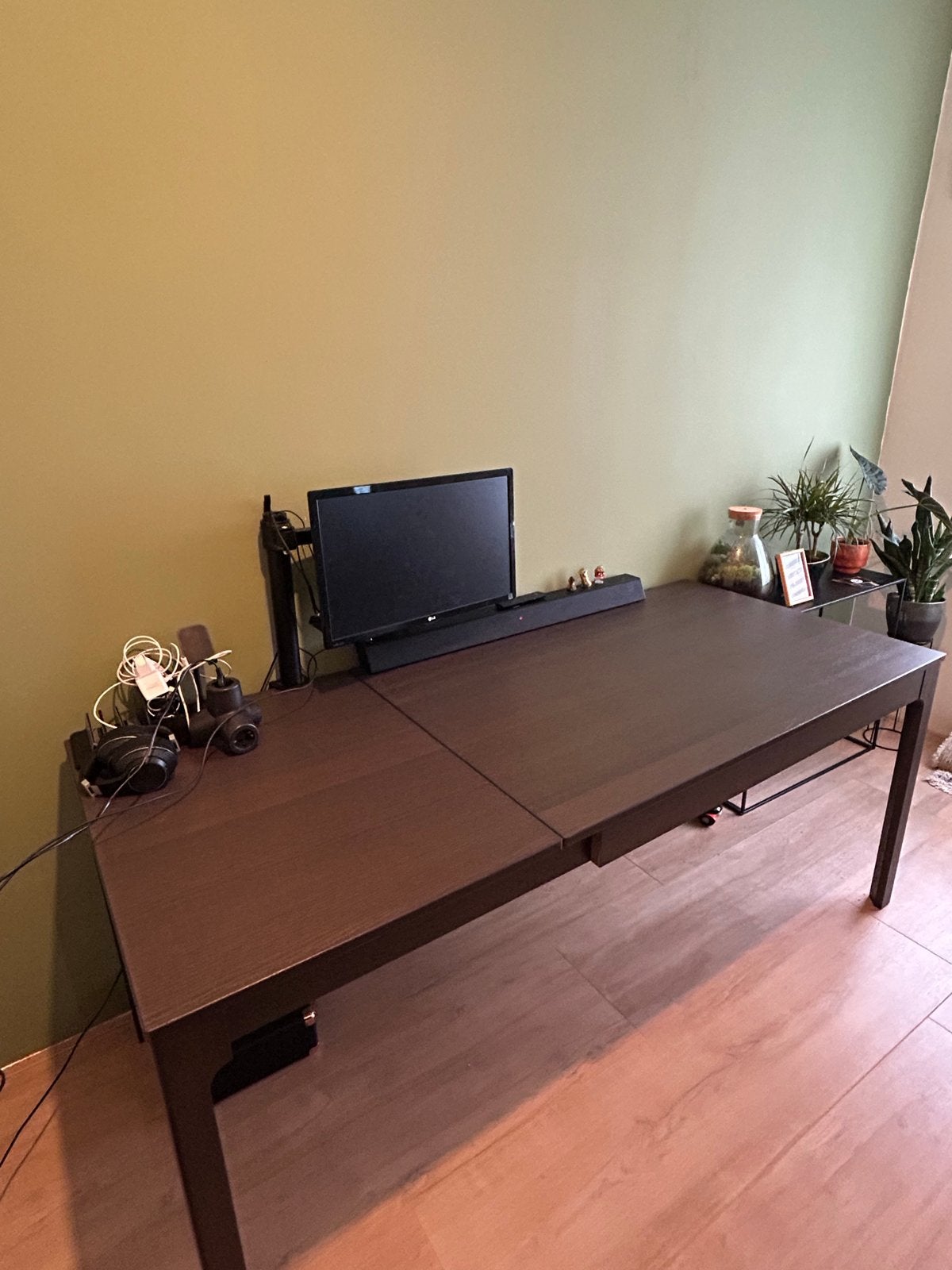 IKEA EKEDALEN Uitschuifbare Eettafel 120/180x80 cm, Ophalen, Gebruikt, 50 tot 100 cm, 150 tot 200 cm