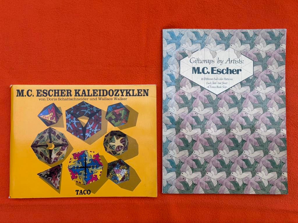 M.C. Escher Kaleidozyklen en Giftwraps by Artists boeken, Ophalen of Verzenden, Zo goed als nieuw