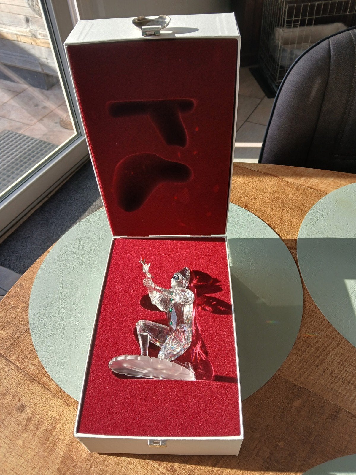 Swarovski Crystal Memories Beeldjes - Pierrot & Columbine, Ophalen, Zo goed als nieuw, Mens
