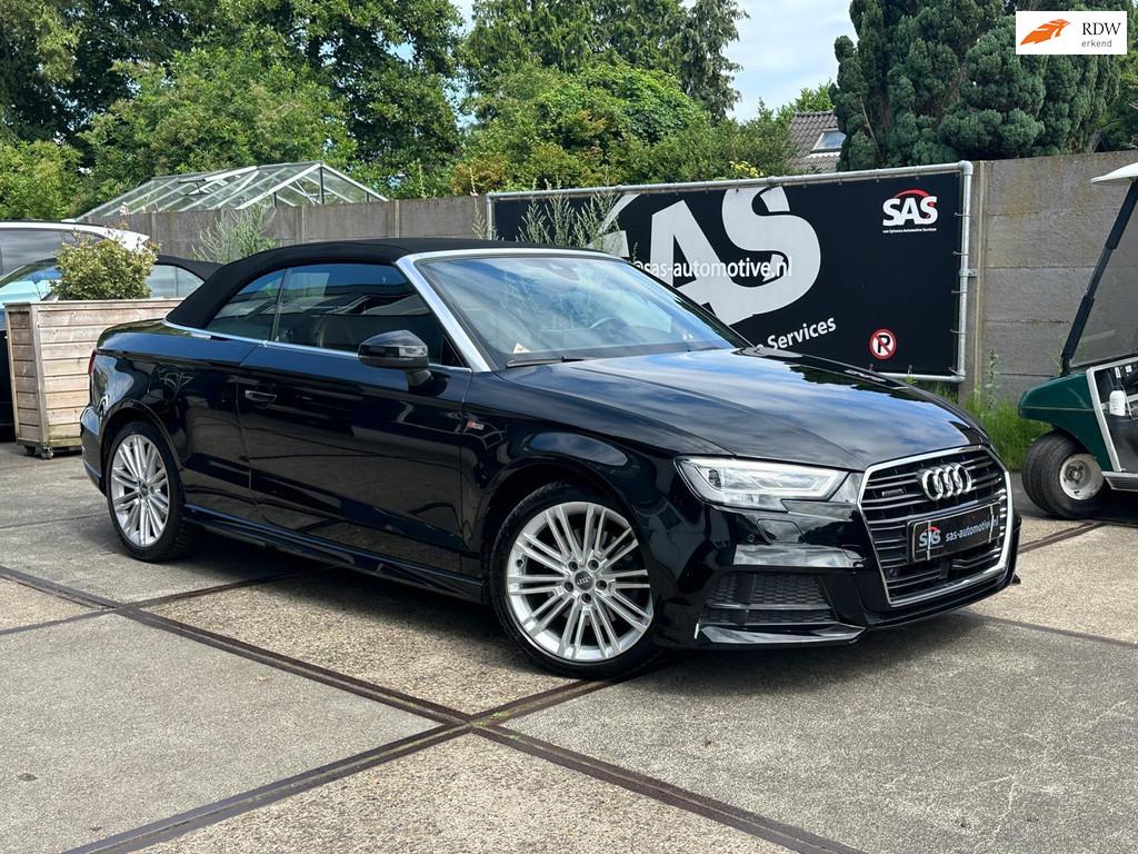 Audi A3 Cabriolet 40 TFSI CoD Design Pro Line Plus, Auto's, Gebruikt, Euro 6, 4 stoelen, Zwart