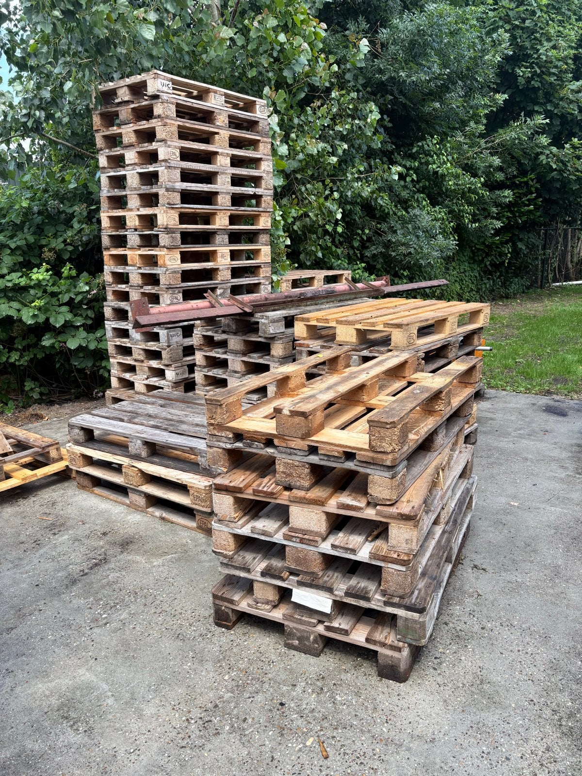 50 Europallets - Stevige houten pallets voor diverse doelein, Minder dan 3 m³, Ophalen of Verzenden
