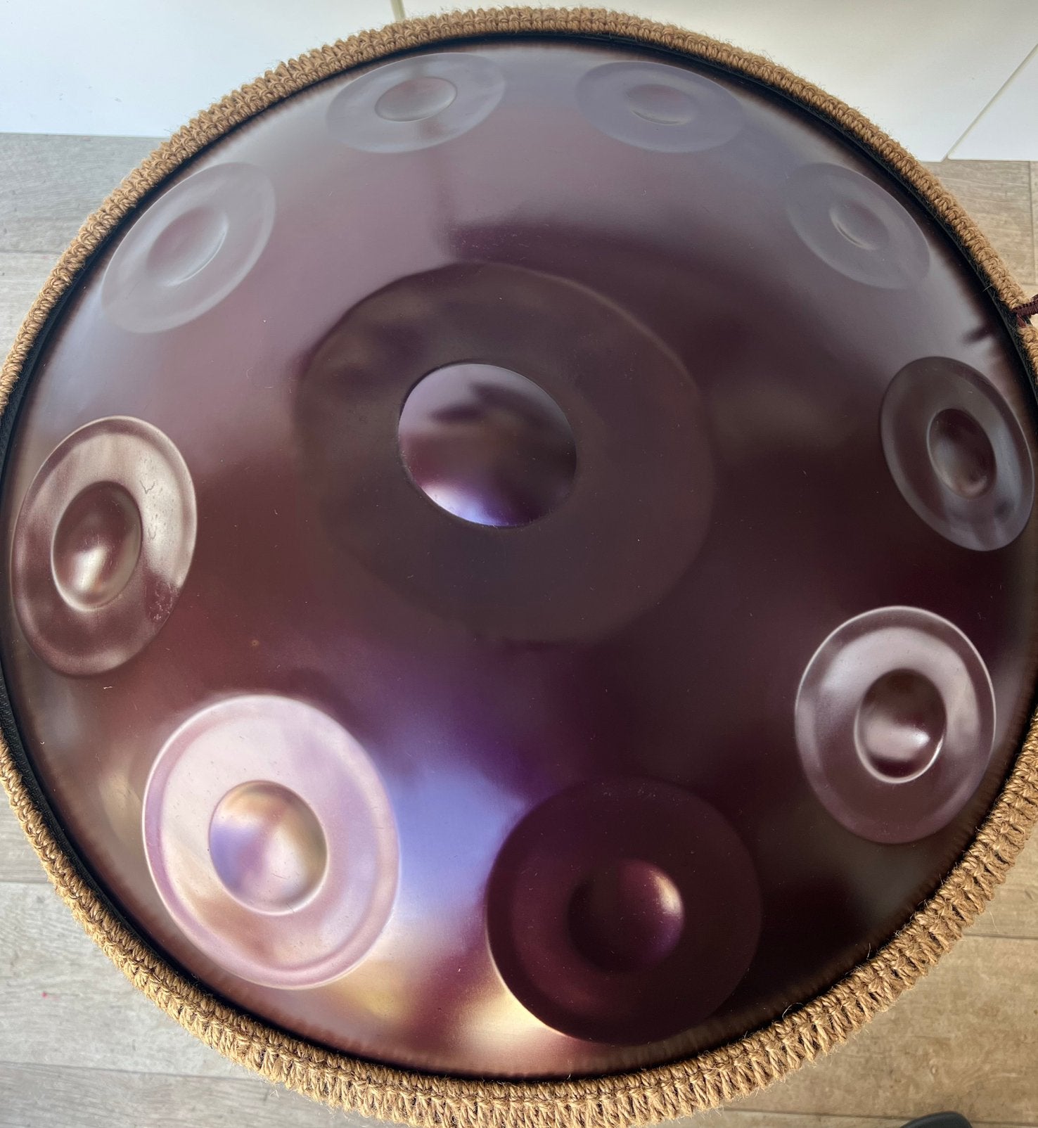Percussie instrument Handpan 10 noten zuivere klank, Ophalen of Verzenden, Zo goed als nieuw, Melodische percussie