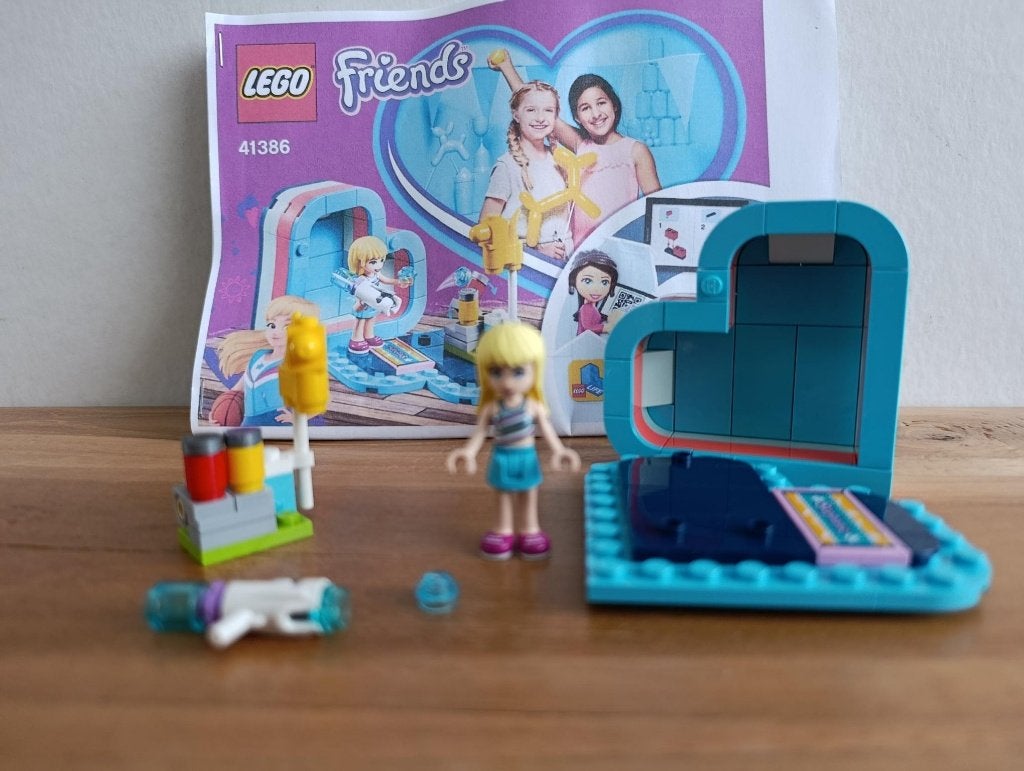 Lego Friends 41386 Stephanie’s Hartvormige Zomerdoos., Gebruikt, Lego, Friends, Ophalen of Verzenden