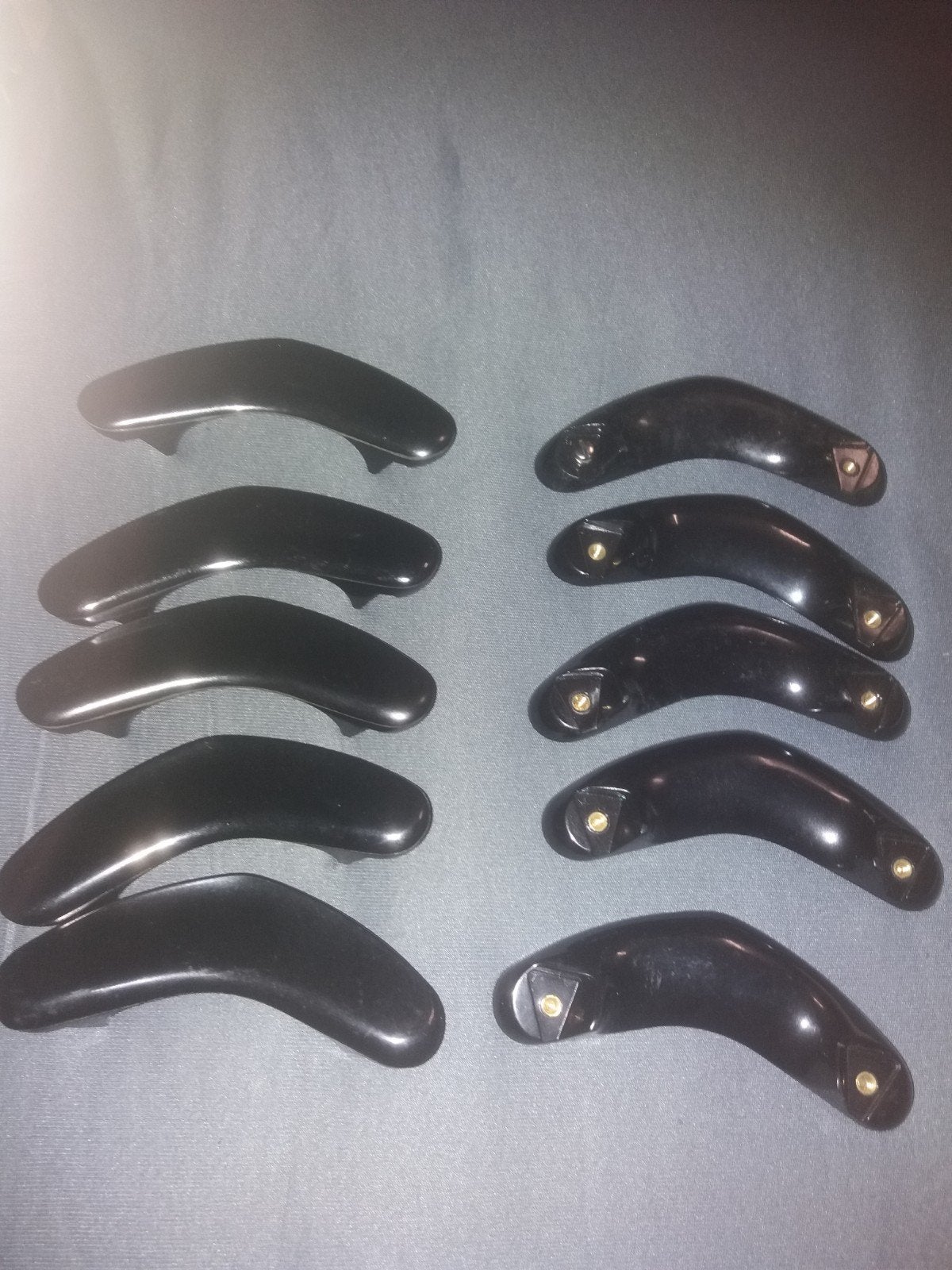 10 AMC pannen handvatten - bananen model, Verzenden, Nieuw, Zwart