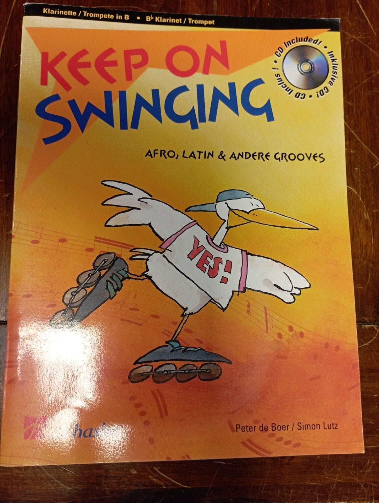 Keep on Swinging - Trompet/Klarinet Bladmuziek + CD, Muziek en Instrumenten, Latin en Salsa, Ophalen of Verzenden, Klarinet, Nieuw