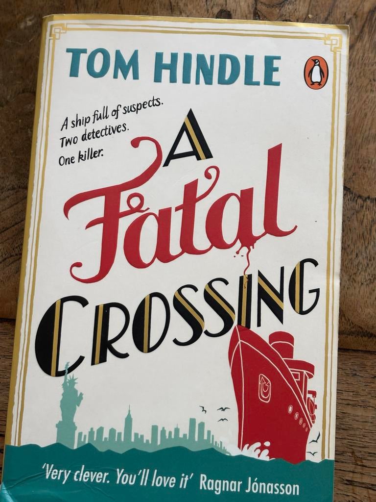 A Fatal Crossing - Tom Hindle (Engels), Boeken, Detectives, Zo goed als nieuw, Ophalen