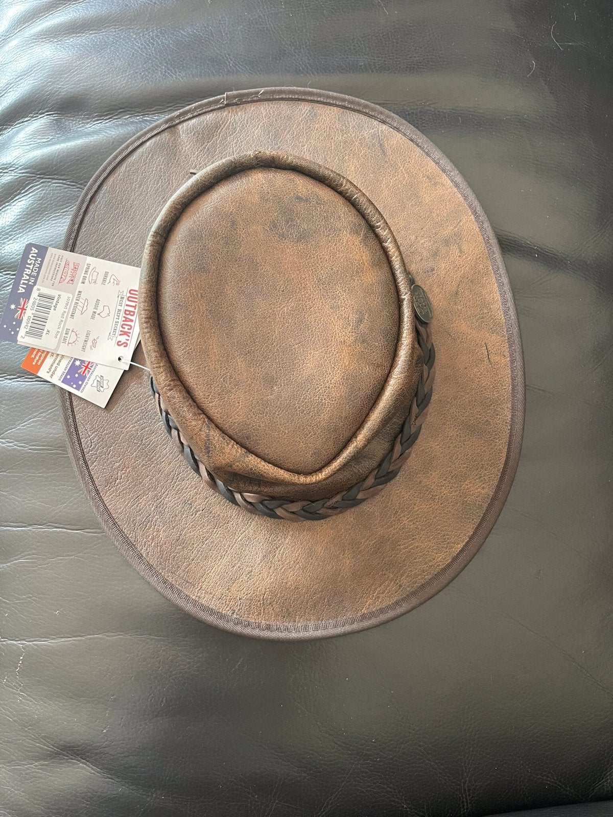 Nieuwe Hoed Kangaroo leer Red Rock., Ophalen of Verzenden, Nieuw