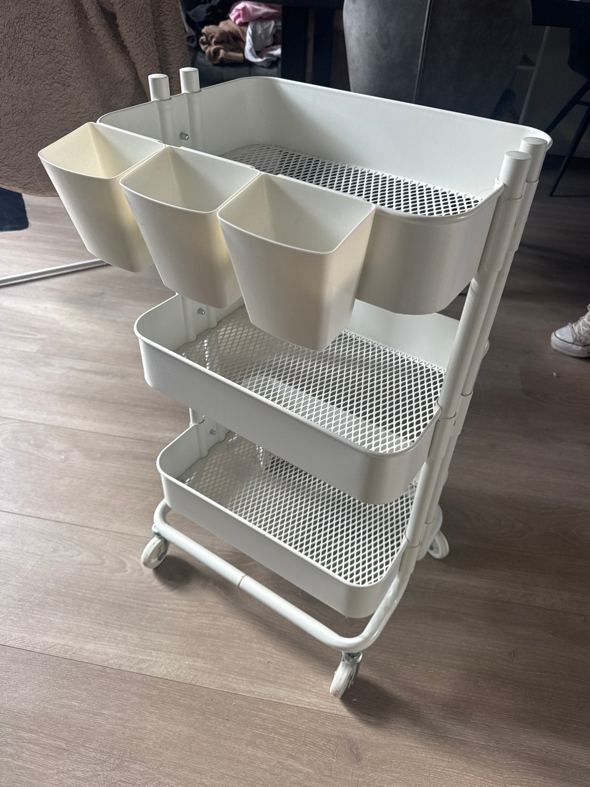 IKEA RÅSKOG roltafel met 3 extra bakjes, Huis en Inrichting, Ophalen of Verzenden, Zo goed als nieuw