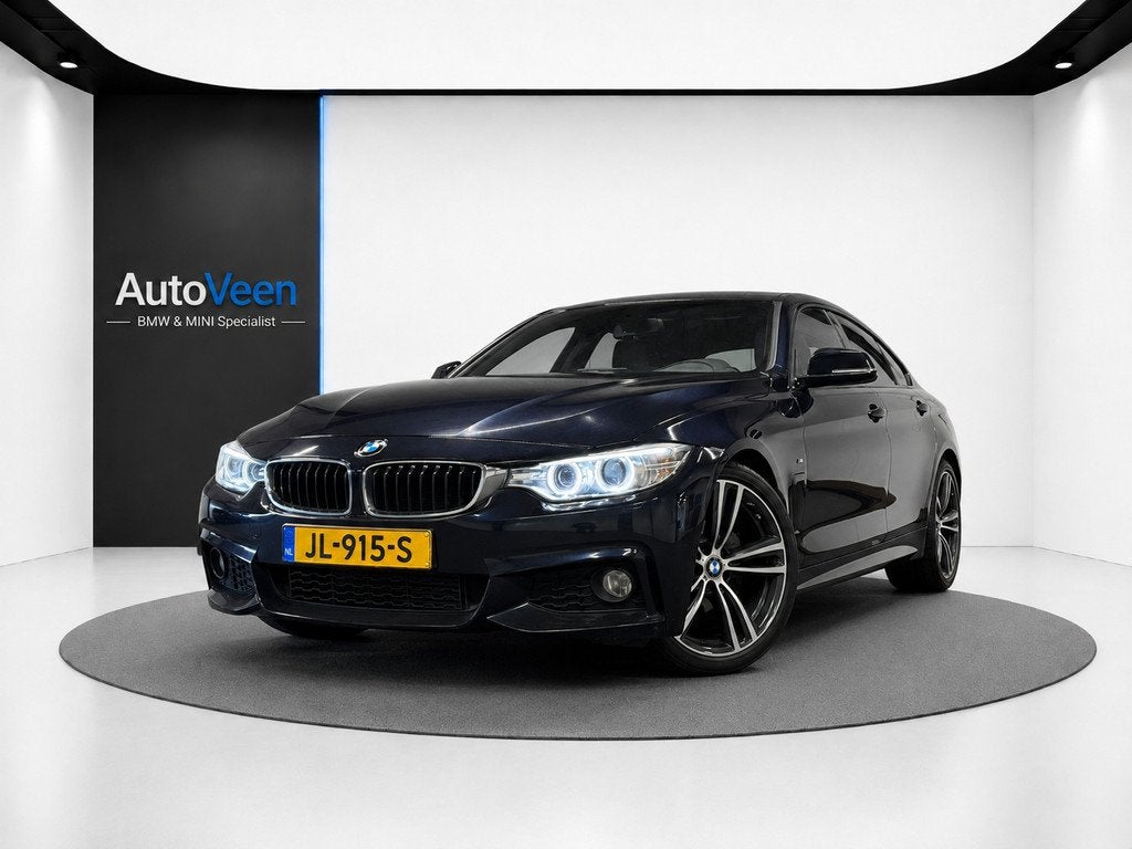 BMW 4-serie Gran Coupé 418i Centennial High Executive (LED,, Auto's, BMW, Gebruikt, Euro 6, Zwart, Bedrijf