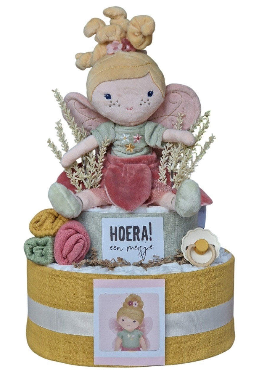 luxe luiertaart meisje ! babyshower, Kraamcadeau, Onbekend@voorbeeld.com, Onbekend, Nieuw