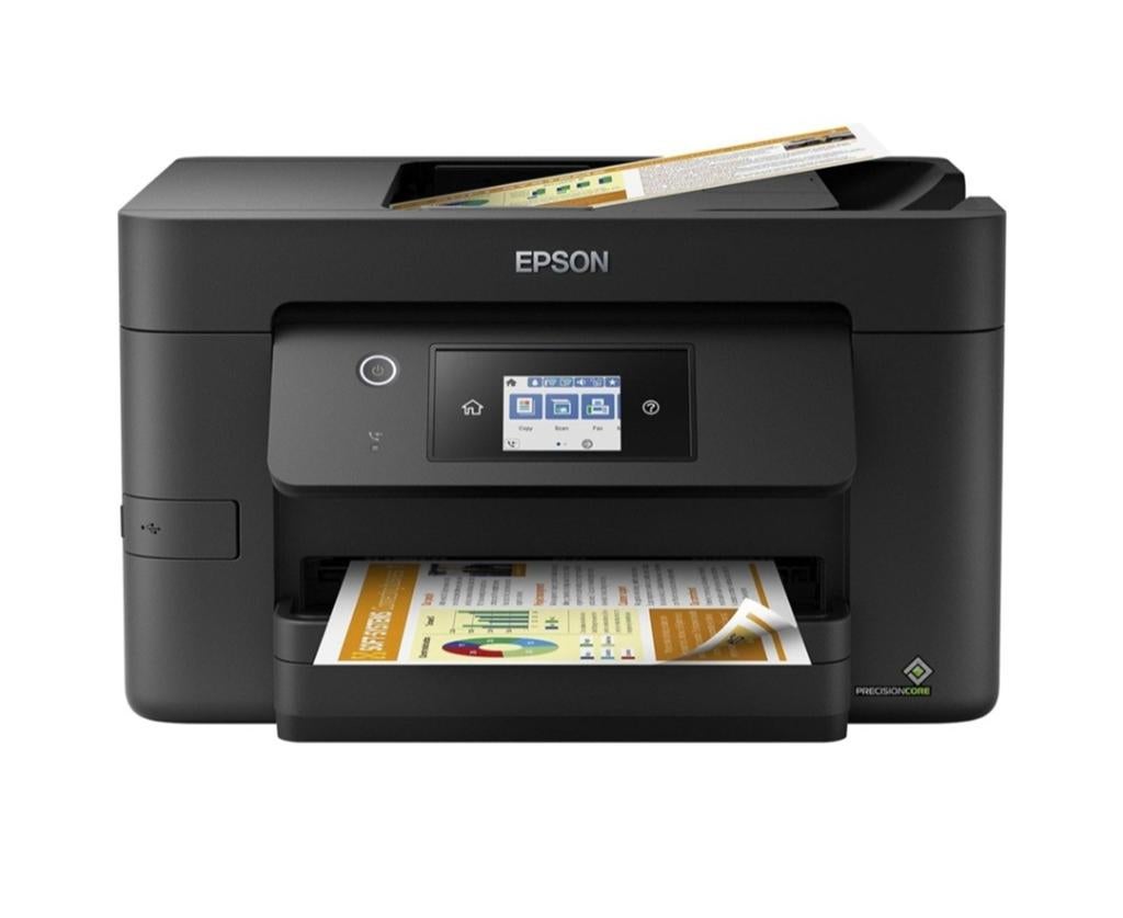 Printer:
Epson WorkForce Pro WF-3820, All-in-one, Draadloos, Zo goed als nieuw, Ophalen