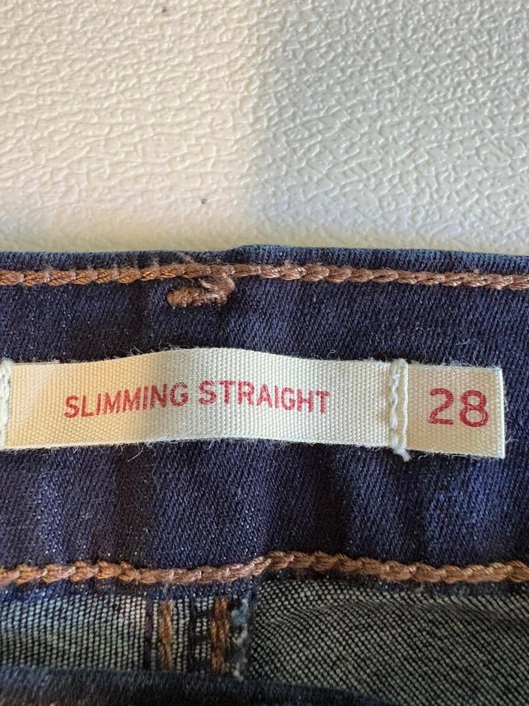 Levi’s slimming straight, Ophalen of Verzenden, Nieuw, Blauw, W28 - W29 (confectie 36)