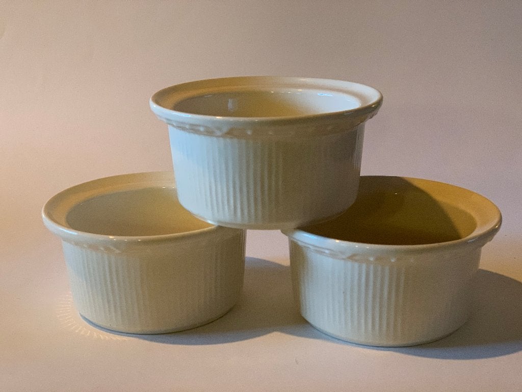 Set van 3 Recamier ramekins schaaltjes, Huis en Inrichting, Ophalen of Verzenden, Zo goed als nieuw, Overige stijlen, Schaal of Schalen