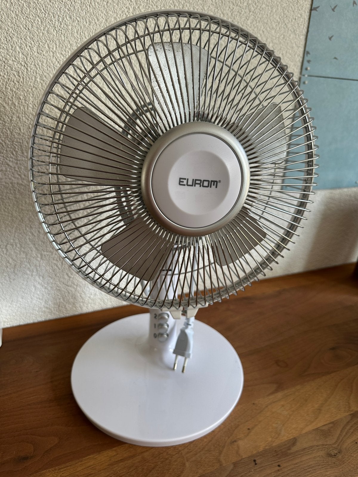 Eurom ventilator, Ophalen of Verzenden, Zo goed als nieuw, Tafelventilator
