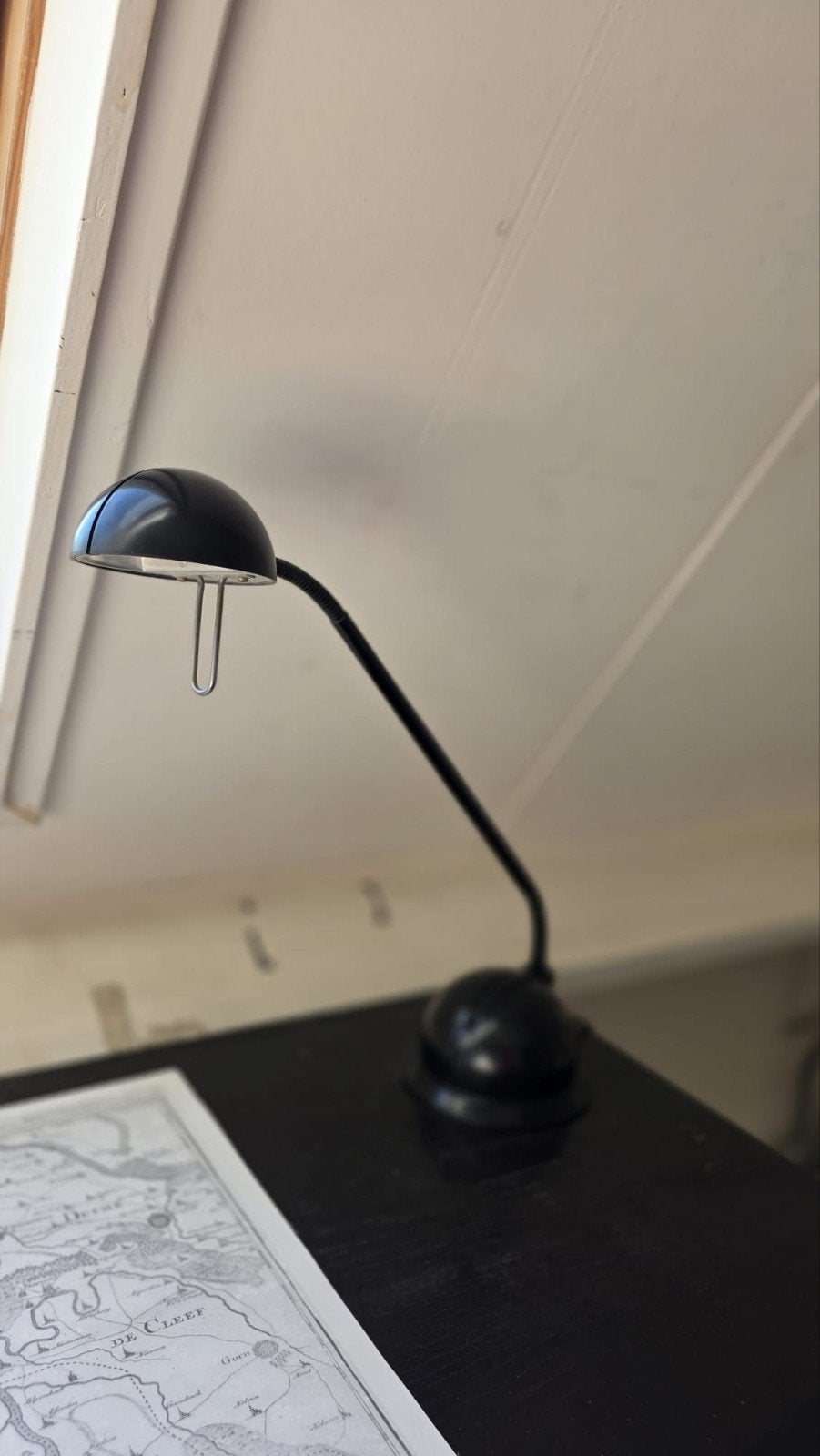 Zwarte Halogeen Bureaulamp - Flexibel en Compact, Ophalen, Bureaulamp, Overige fittingen, Zwart