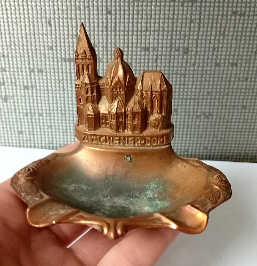 vintage aachener dom asbak, Antiek en Kunst, Verzenden