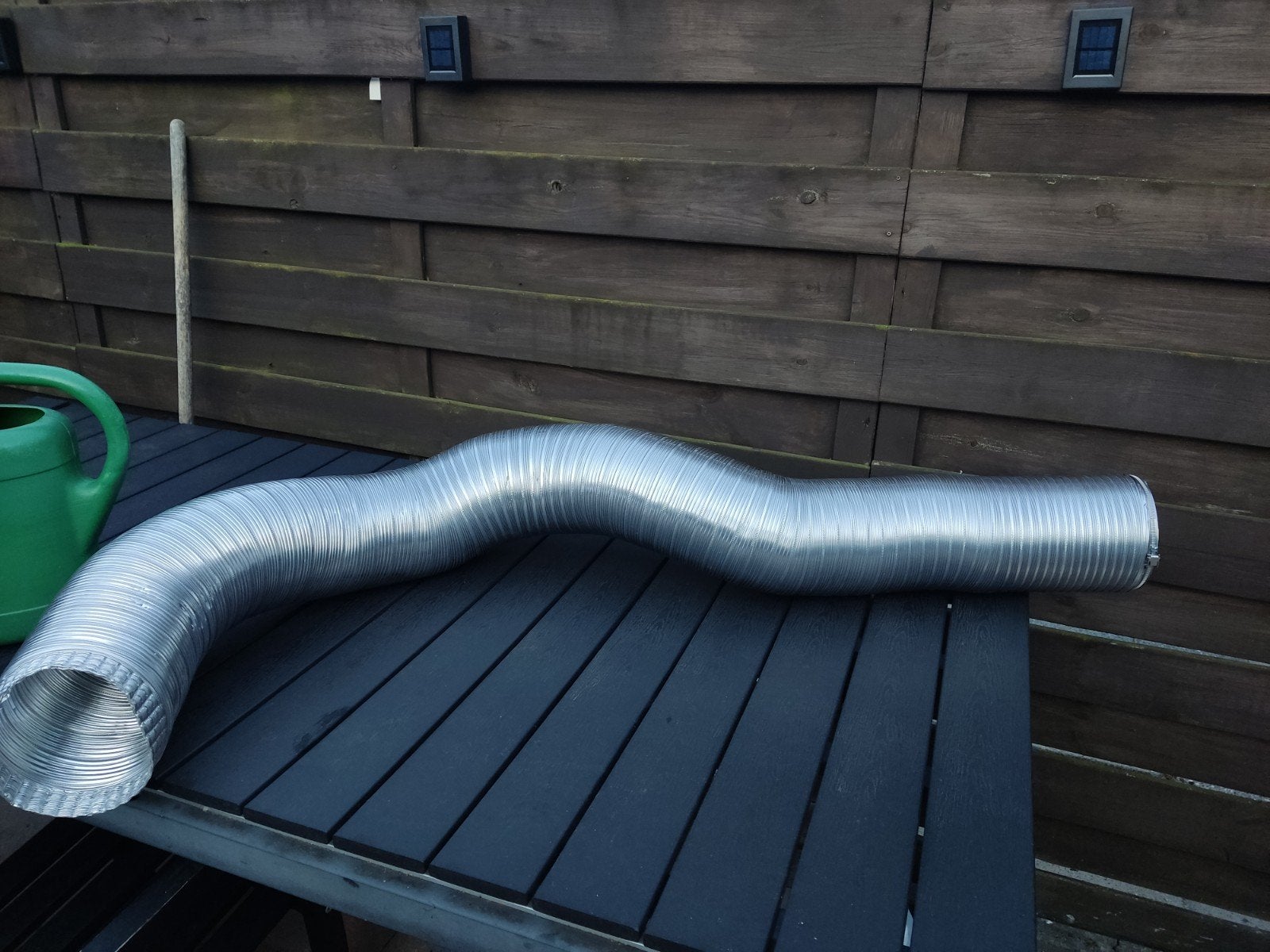 Flexibele aluminium ventilatieslang, Doe-het-zelf en Verbouw, Ventilatie en Afzuiging, Ophalen, Gebruikt, Afzuiger